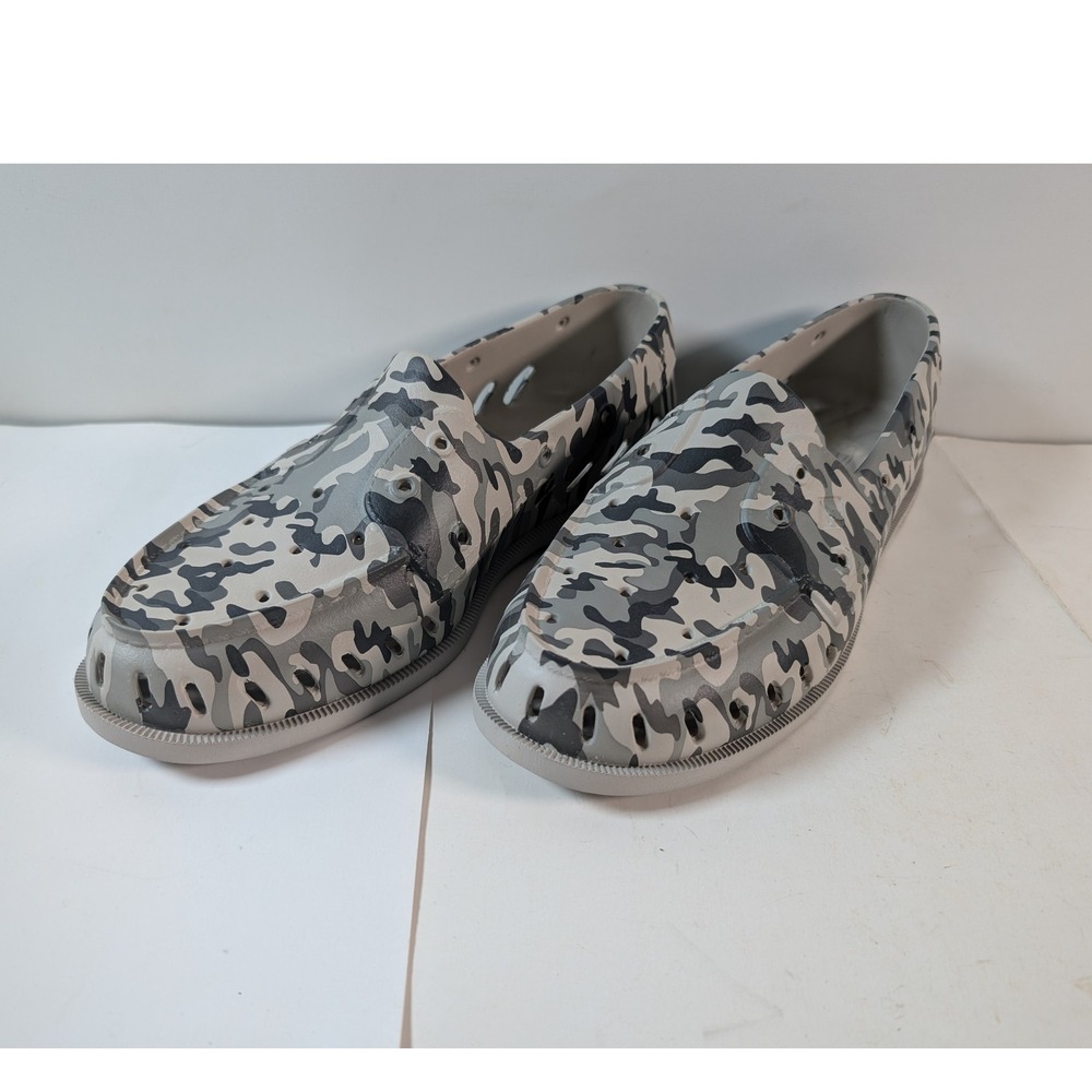 Sperry Top Sider Men's Camo Slip On Water Shoes Boat Shoes Size 12